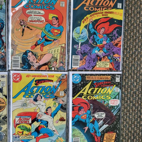Action Comics DC Comics Run of 16 Lot Newsstand 459, 465, 467-473 ++ SUPERMAN W1 - Picture 5 of 7